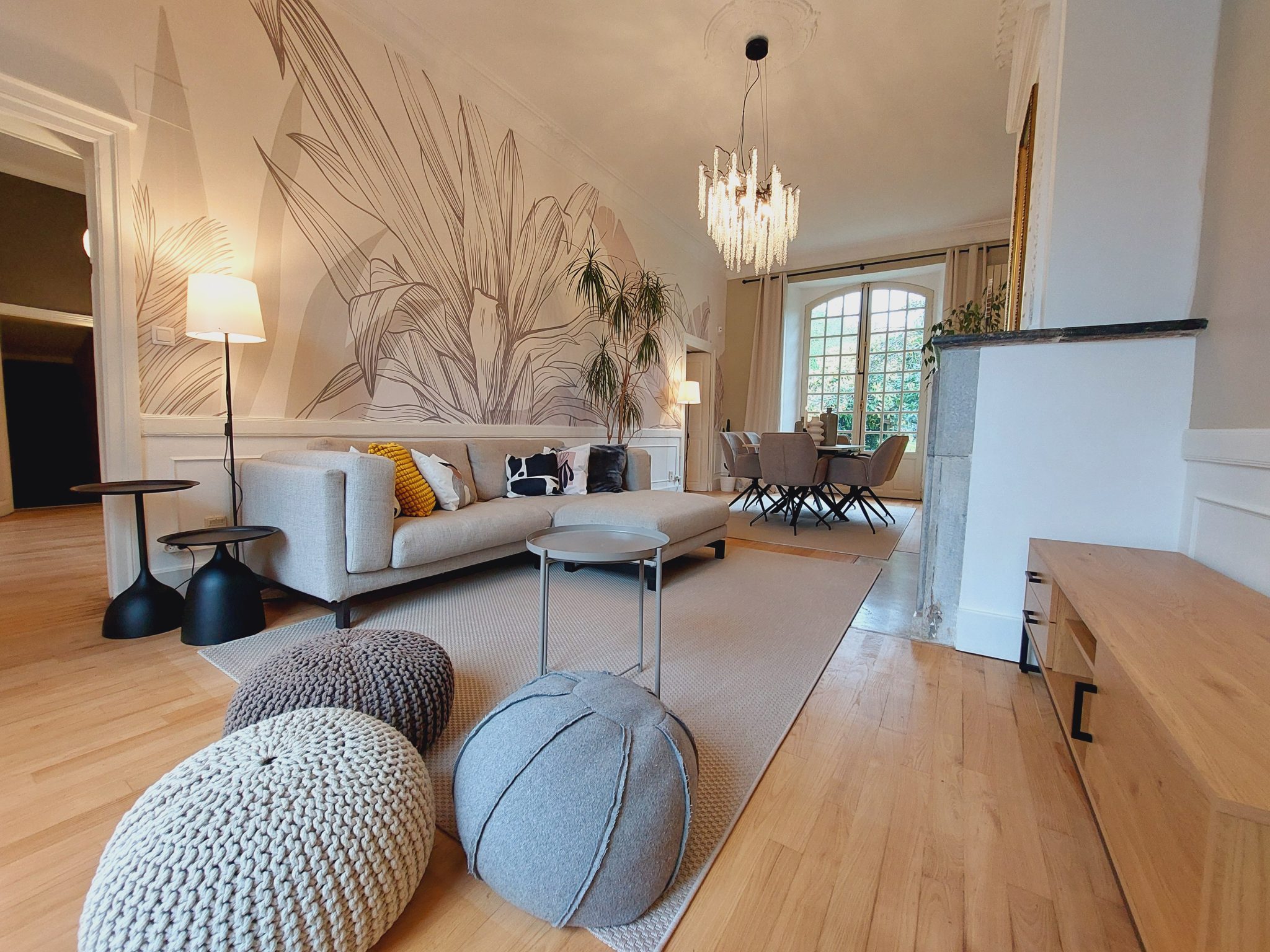 salon avec canape du prestige